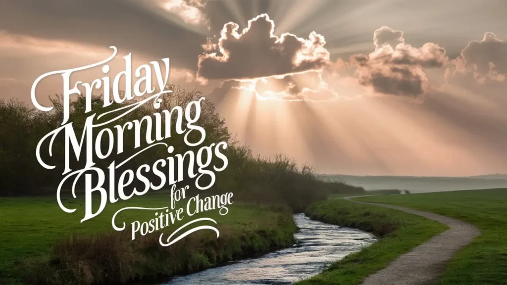 Friday Morning Blessings for Positive Change