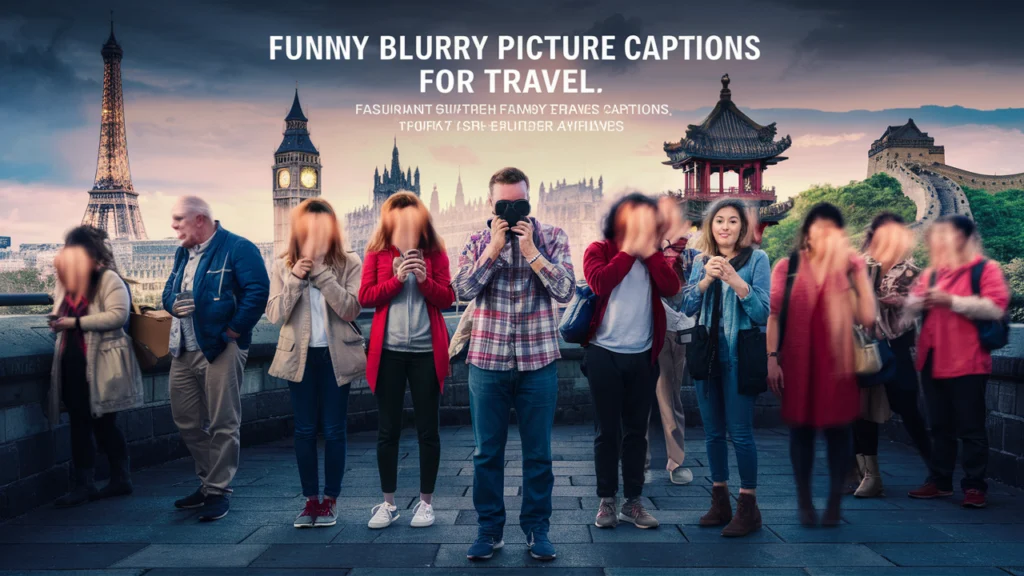 Funny Blurry Picture Captions for Travel