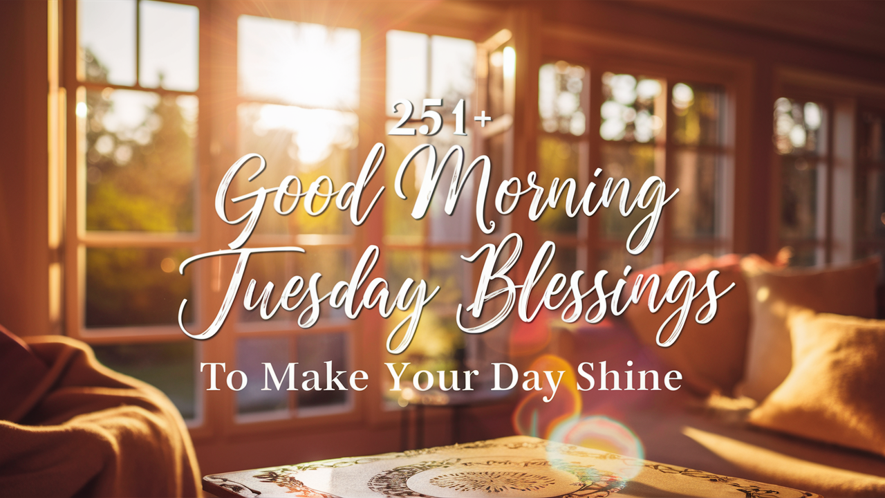 Good Morning Tuesday Blessings to Make Your Day Shine