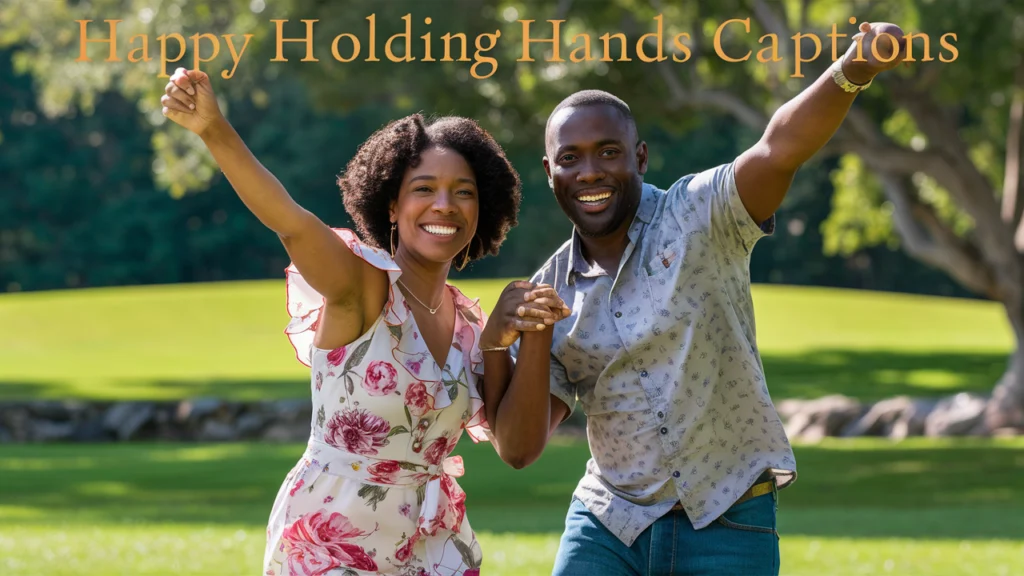 Happy Holding Hands Captions