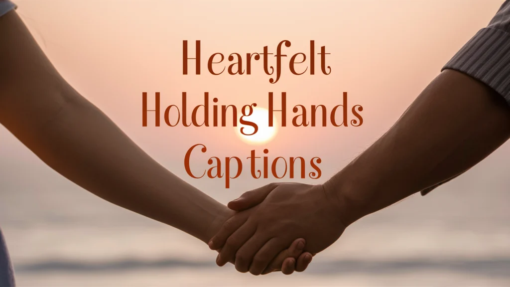 Heartfelt Holding Hands Captions