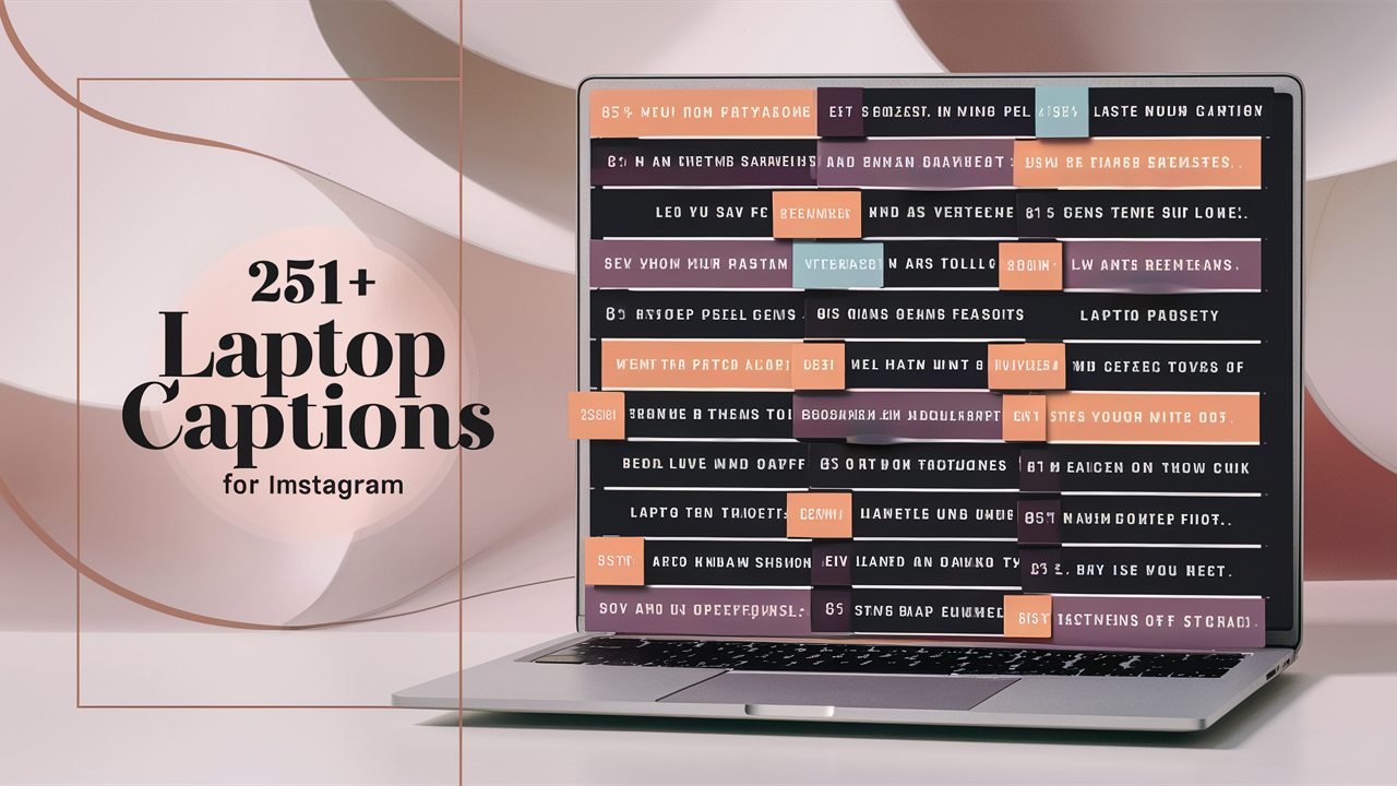 Laptop Captions For Instagram
