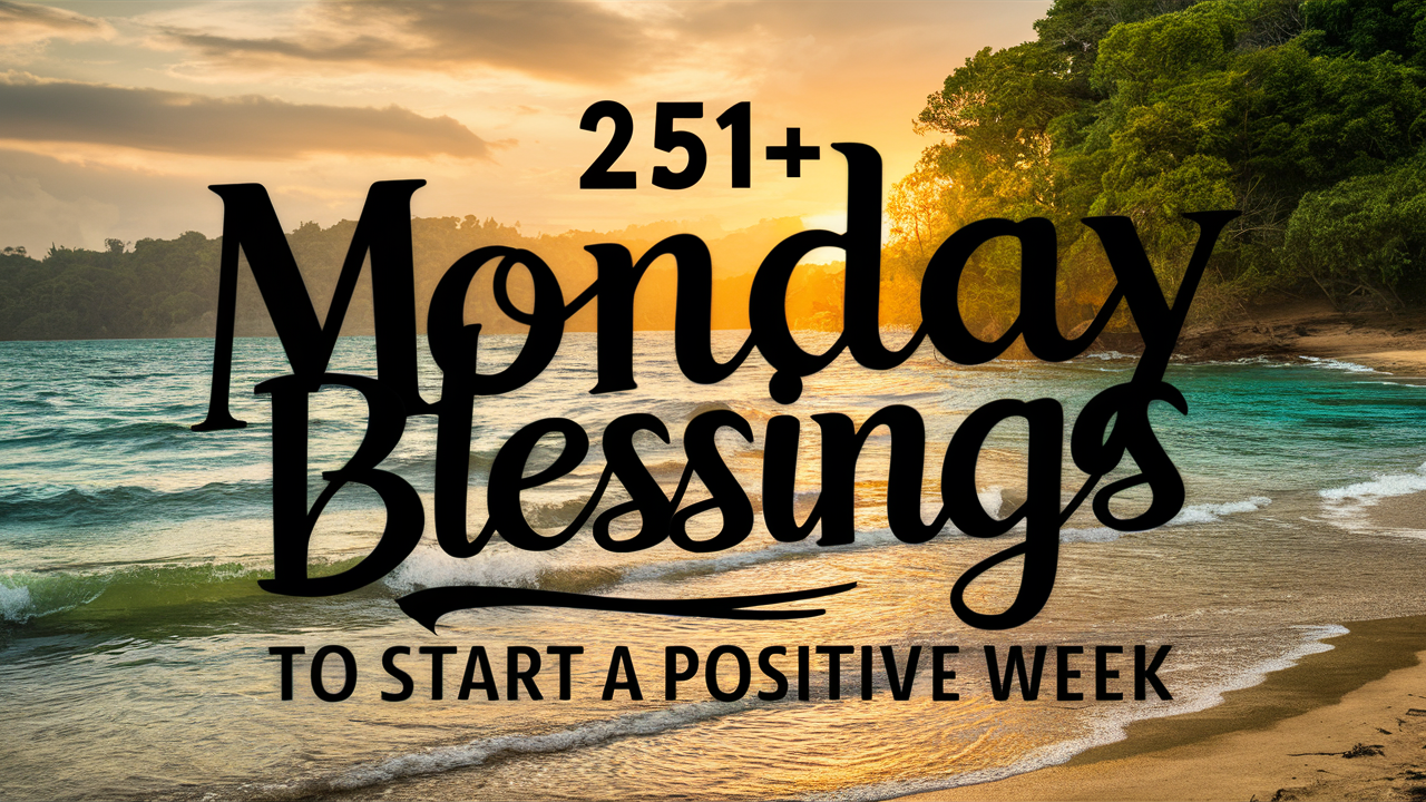 Monday Blessings To Start a Positive Week