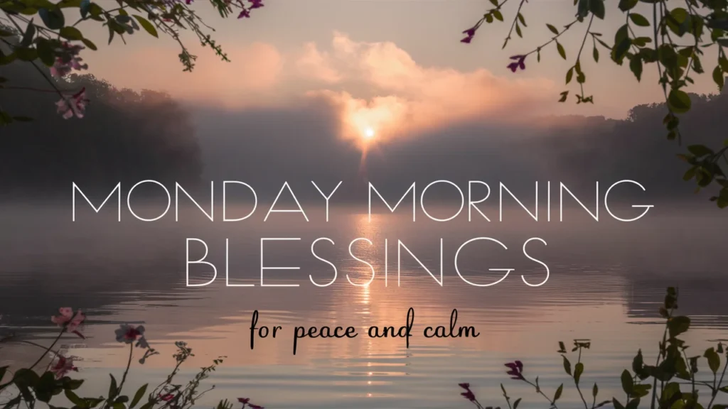 Monday Morning Blessings For Peace and Calm