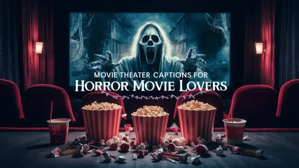 Movie Theater Captions for Horror Movie Lovers