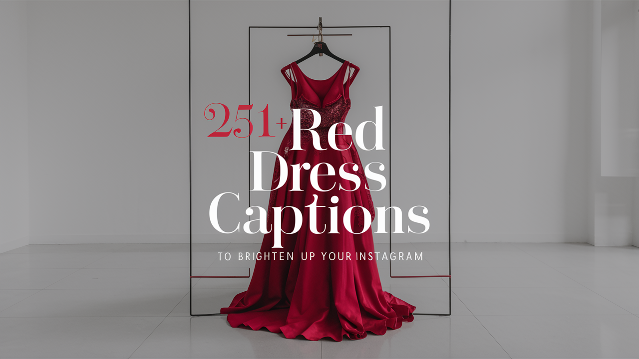 Red Dress Captions To Brighten Up Your Instagram