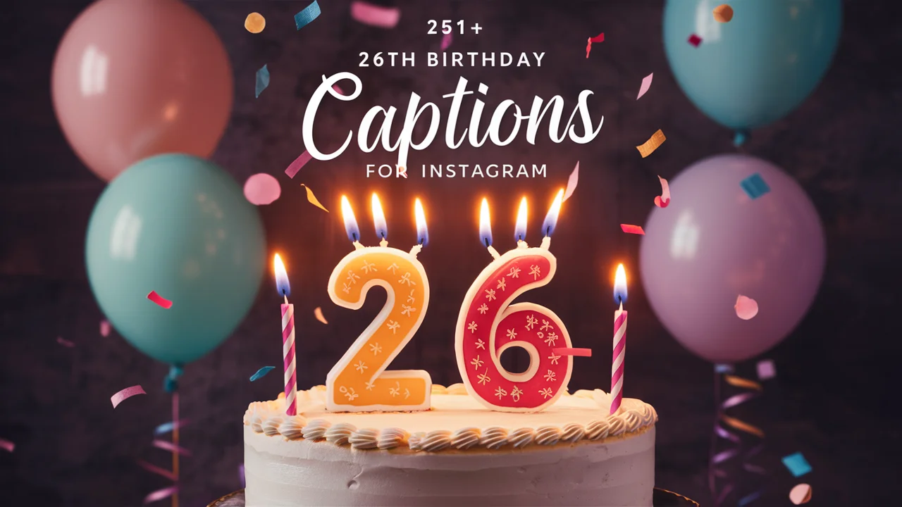 26th Birthday Captions for Instagram