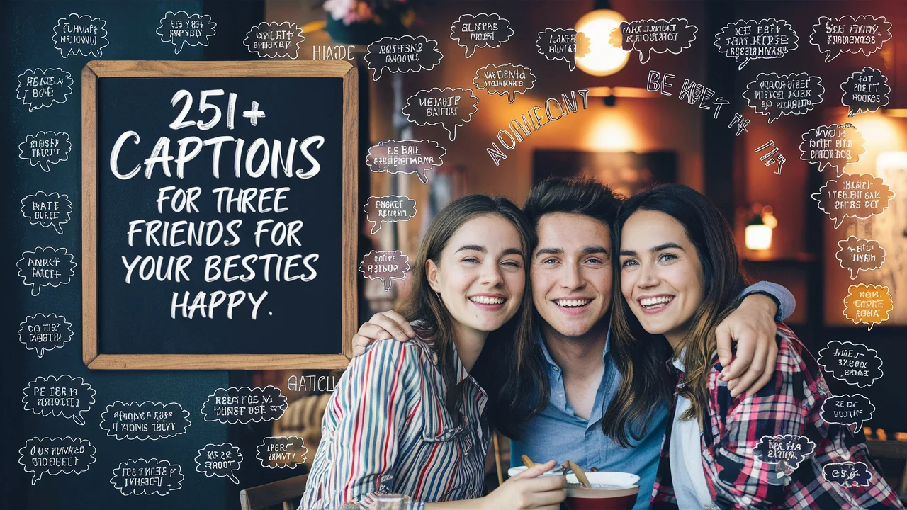 Captions For Three Friends To Make Your Besties Happy
