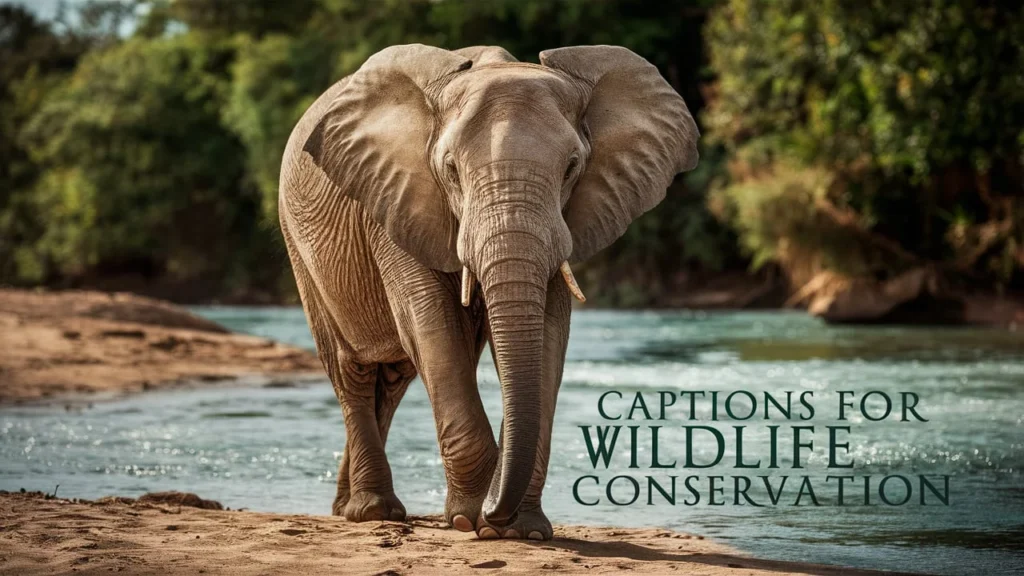 Captions for Wildlife Conservation