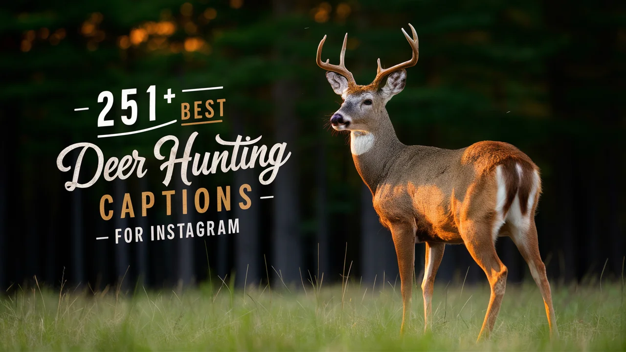 Best Deer Hunting Captions for Instagram