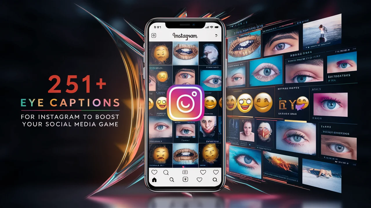 Eye Captions for Instagram to Boost Your Social Media Game
