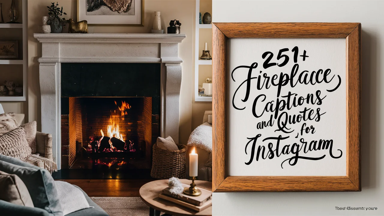 Fireplace Captions and Quotes for Instagram