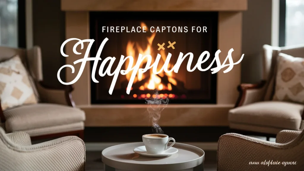 Fireplace Captions for Happiness