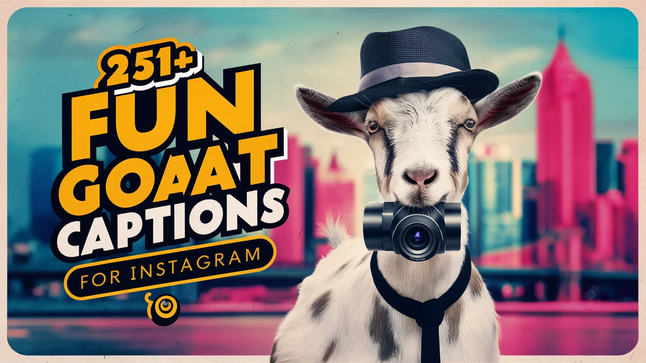 Fun Goat Captions for Instagram