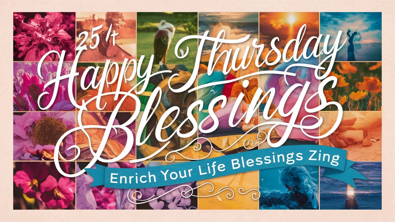 Happy Thursday Blessings to Enrich Your Life Blessings Zing