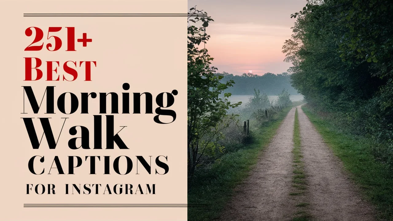 Morning Walk Captions for Instagram