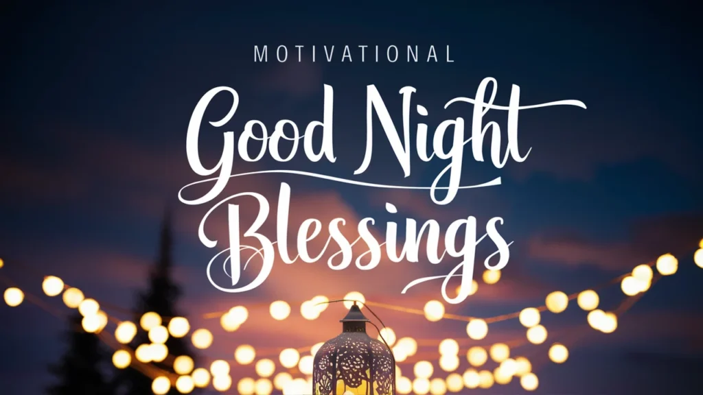 Motivational Good Night Blessings