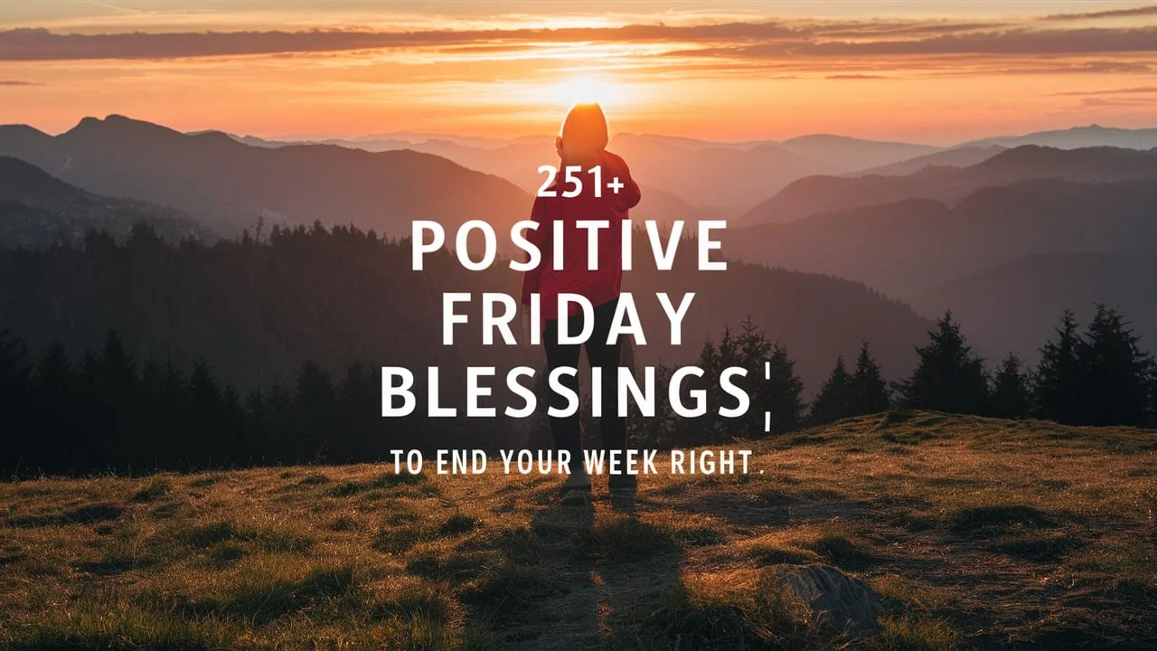 Positive Friday Blessings to End Your Week Right