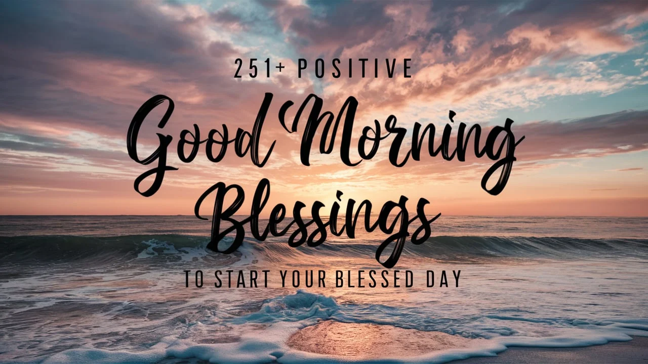 Positive Good Morning Blessings to Start Your Blessed Day