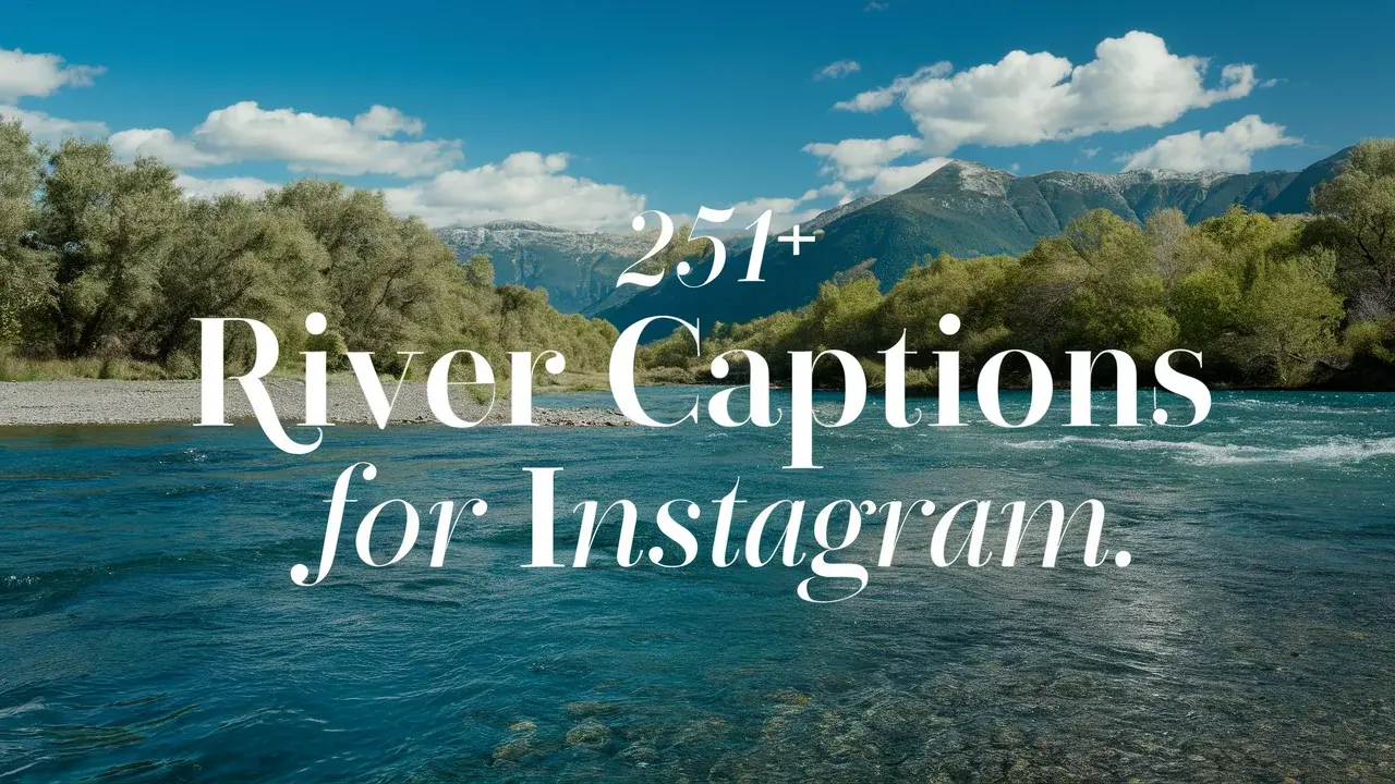 River Captions for Instagram