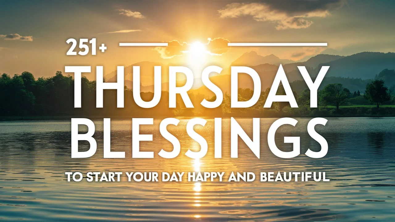 Thursday Blessings To Start Your Day Happy and Beautiful