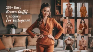 Best Brown Outfit Captions For Instagram