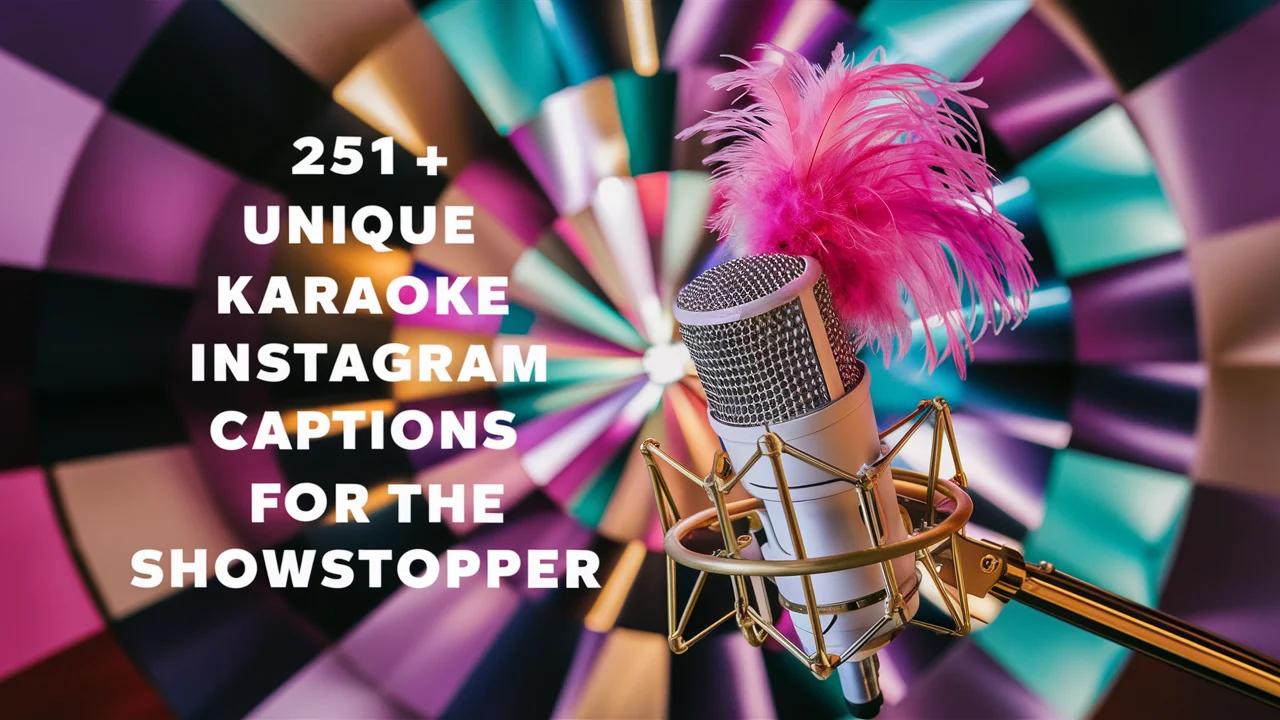 Unique Karaoke Instagram Captions for the Perfect Showstopper