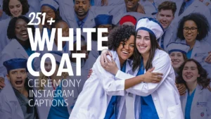 White Coat Ceremony Instagram Captions
