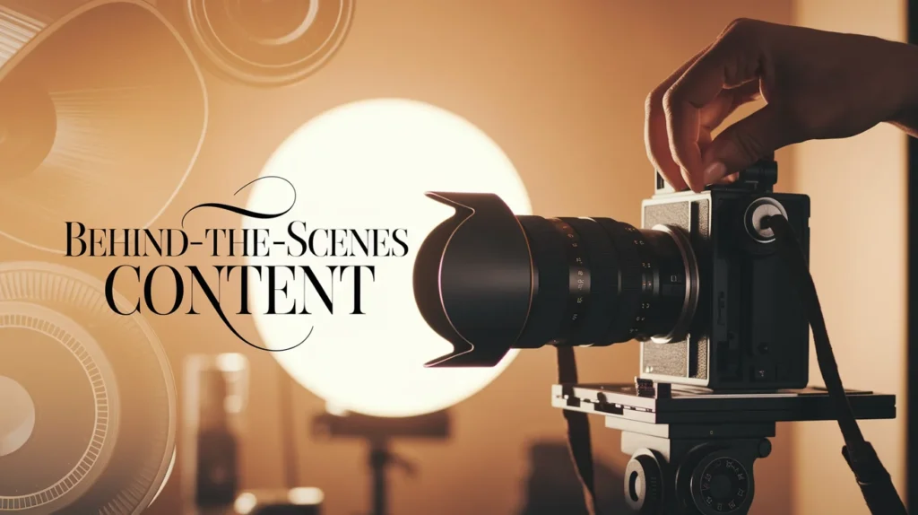 Behind-the-Scenes Content