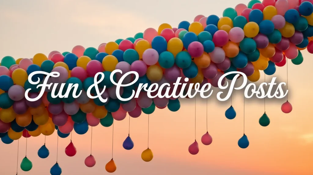 Fun & Creative Posts