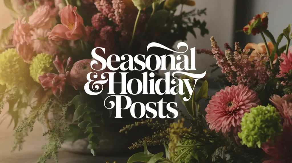 Seasonal & Holiday Posts